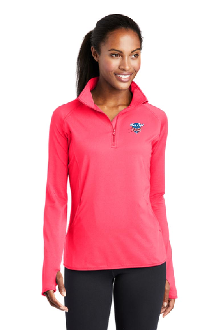 Sport-Tek® Ladies Sport-Wick® Stretch 1/4-Zip Pullover